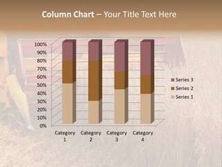 Combine Growing Food PowerPoint Template