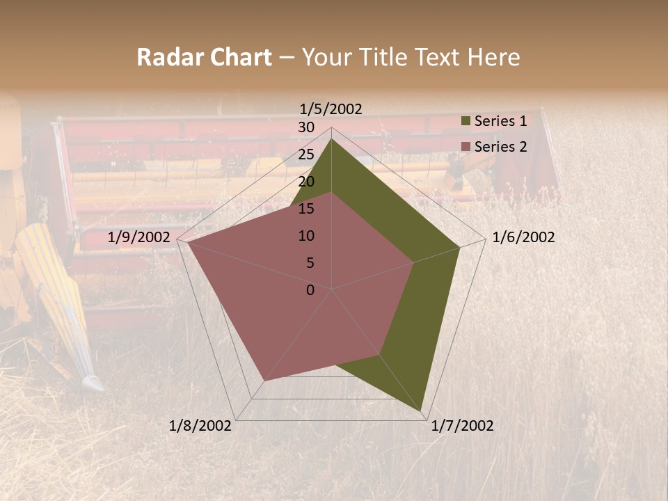 Combine Growing Food PowerPoint Template