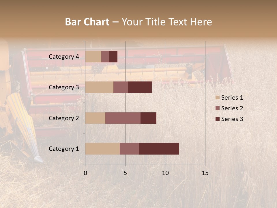 Combine Growing Food PowerPoint Template