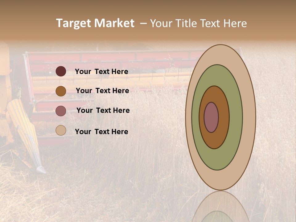 Combine Growing Food PowerPoint Template