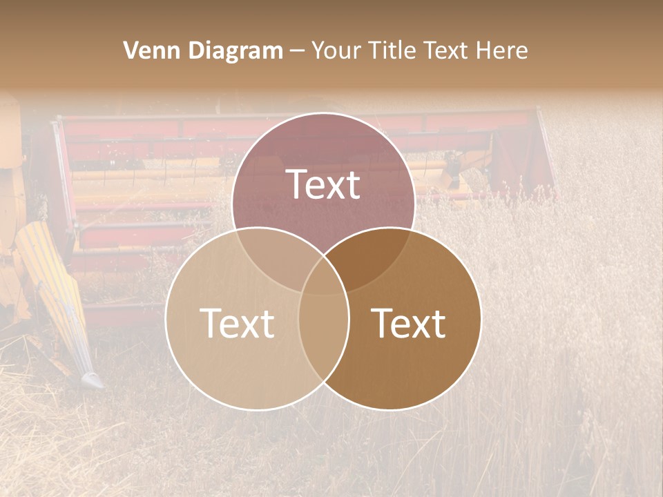 Combine Growing Food PowerPoint Template