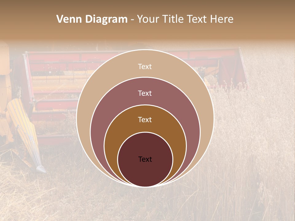 Combine Growing Food PowerPoint Template