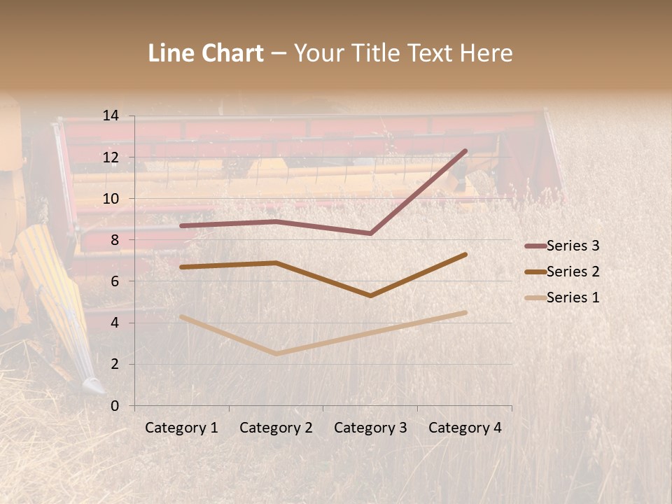 Combine Growing Food PowerPoint Template