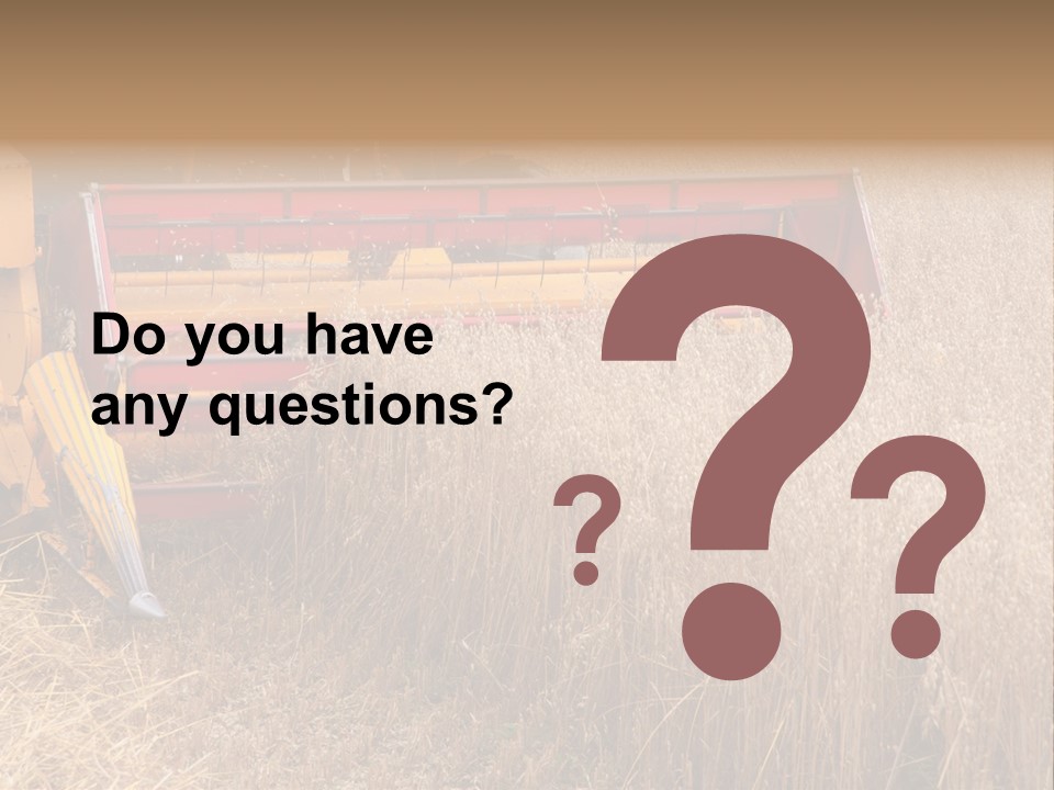 Combine Growing Food PowerPoint Template