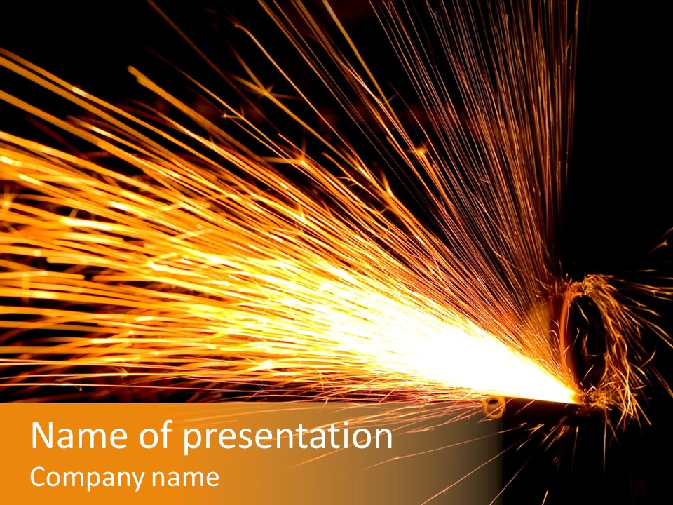 Battery Production Technique PowerPoint Template