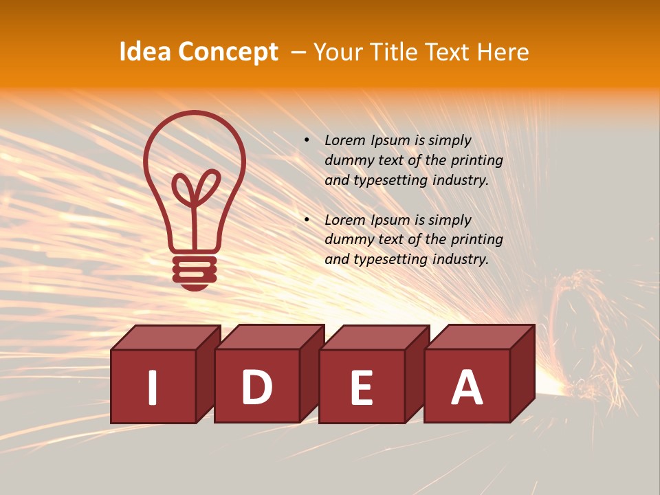 Battery Production Technique PowerPoint Template