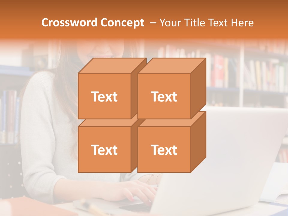 Gorgeous Happy Teenager PowerPoint Template