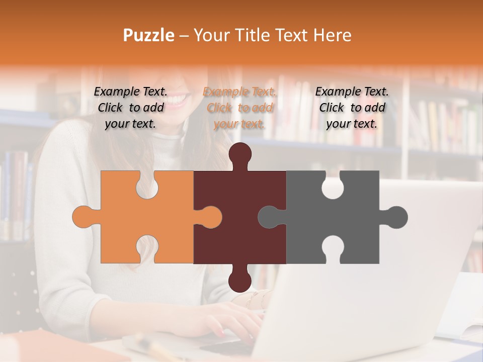 Gorgeous Happy Teenager PowerPoint Template