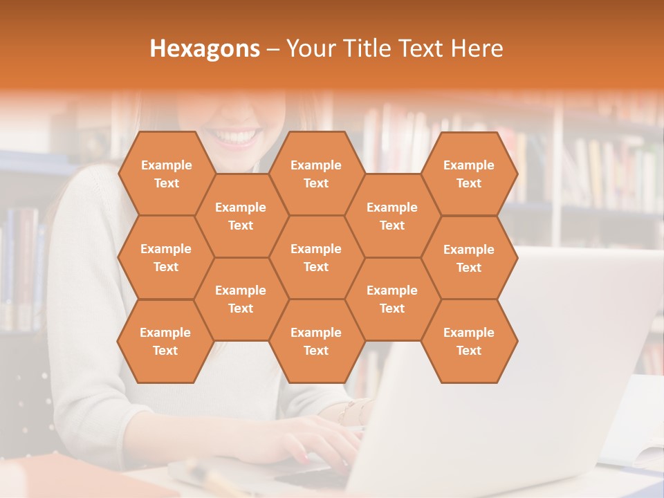 Gorgeous Happy Teenager PowerPoint Template