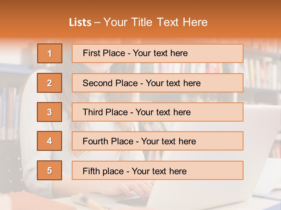 Gorgeous Happy Teenager PowerPoint Template