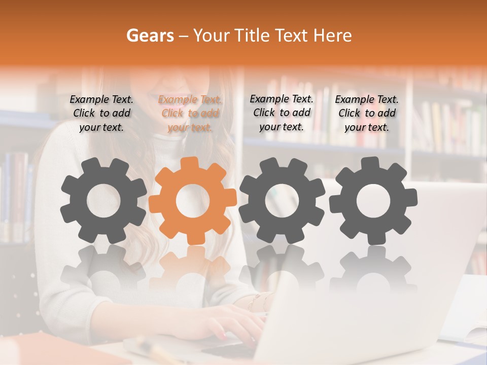 Gorgeous Happy Teenager PowerPoint Template