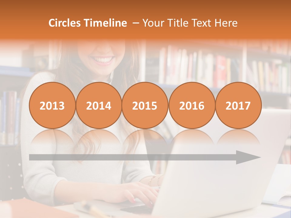 Gorgeous Happy Teenager PowerPoint Template