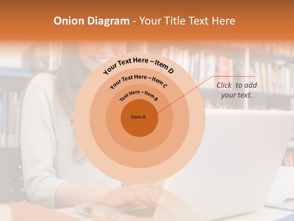 Gorgeous Happy Teenager PowerPoint Template