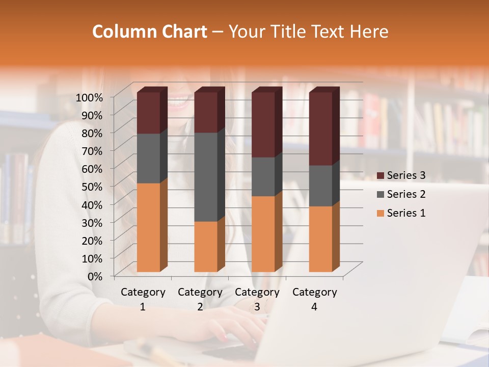 Gorgeous Happy Teenager PowerPoint Template