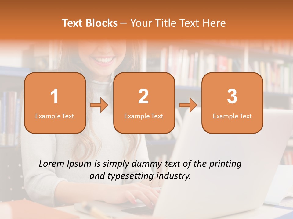 Gorgeous Happy Teenager PowerPoint Template