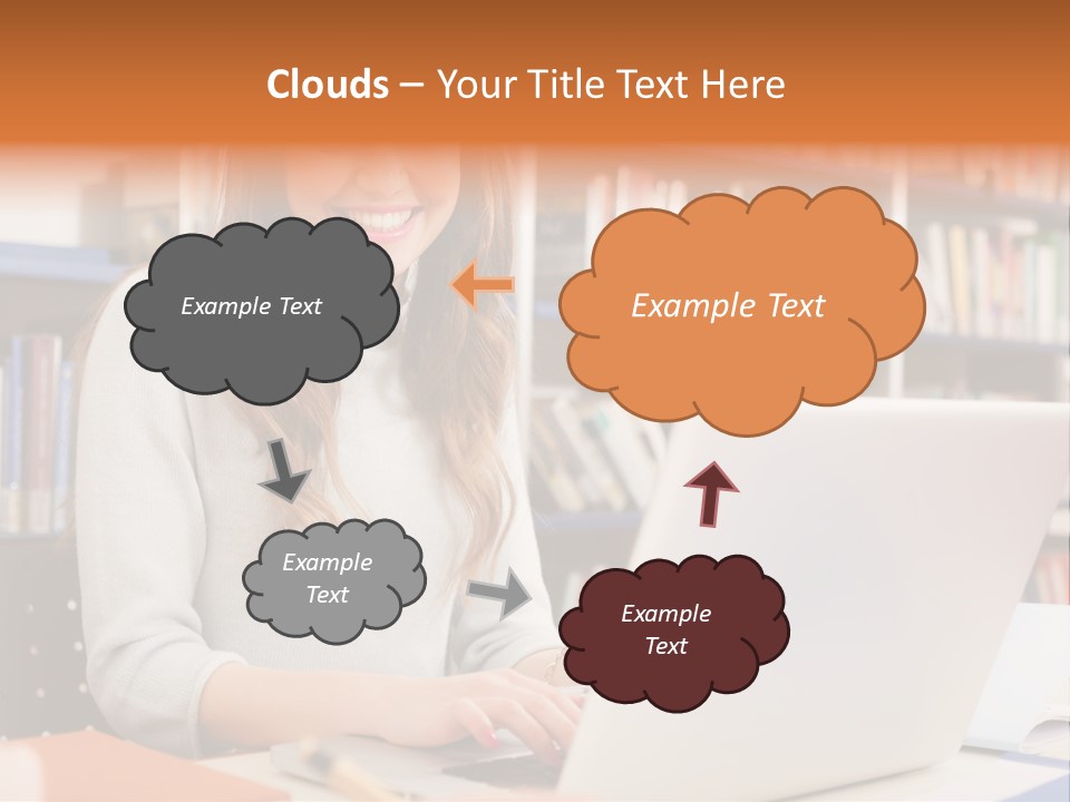 Gorgeous Happy Teenager PowerPoint Template