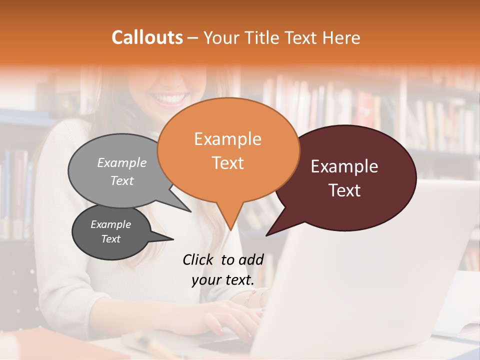 Gorgeous Happy Teenager PowerPoint Template