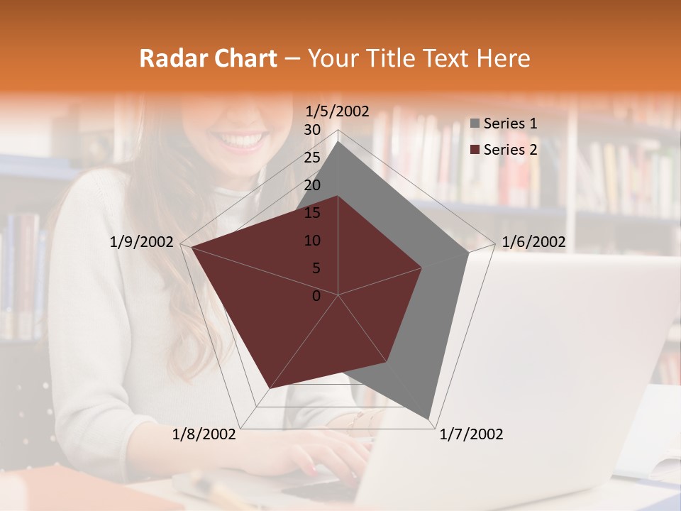 Gorgeous Happy Teenager PowerPoint Template