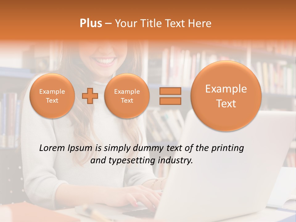 Gorgeous Happy Teenager PowerPoint Template