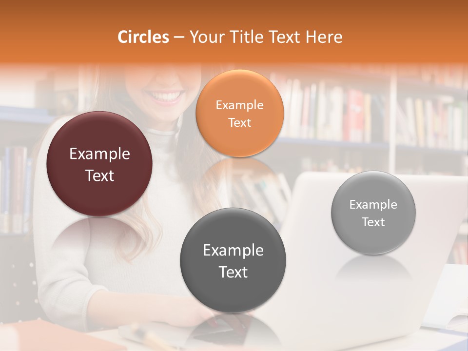 Gorgeous Happy Teenager PowerPoint Template