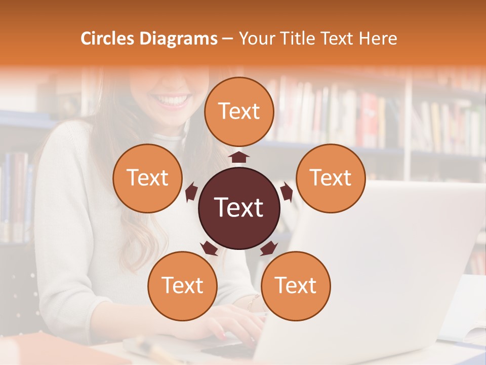 Gorgeous Happy Teenager PowerPoint Template