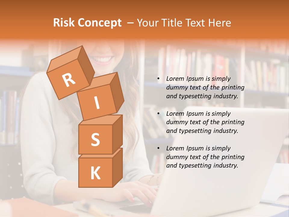 Gorgeous Happy Teenager PowerPoint Template