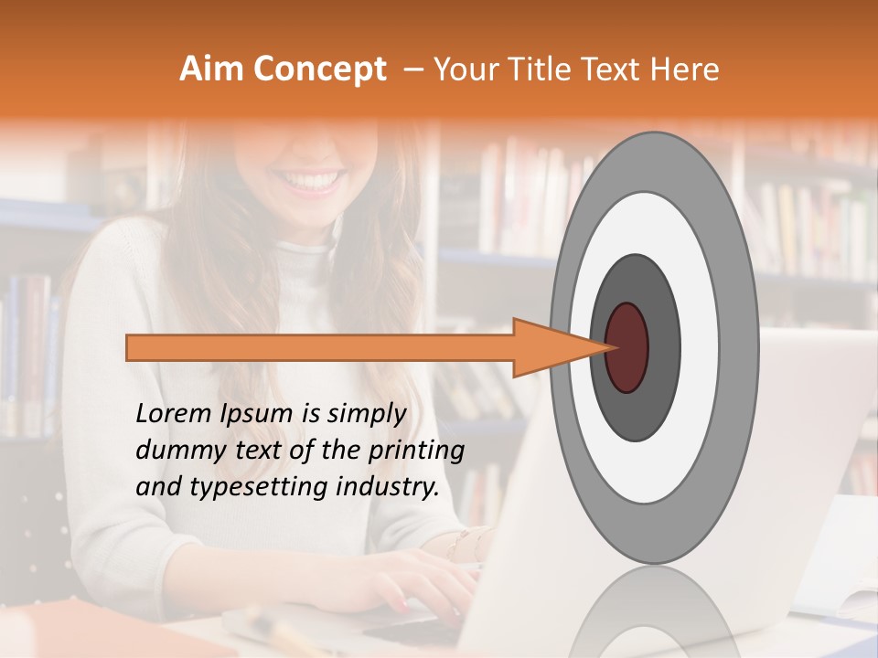 Gorgeous Happy Teenager PowerPoint Template