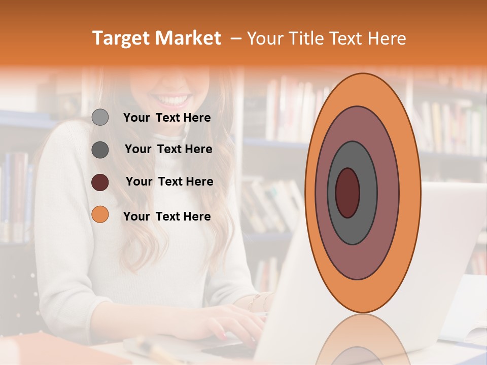 Gorgeous Happy Teenager PowerPoint Template