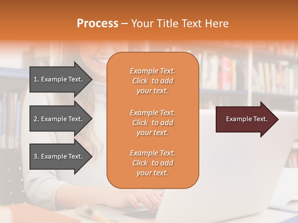 Gorgeous Happy Teenager PowerPoint Template