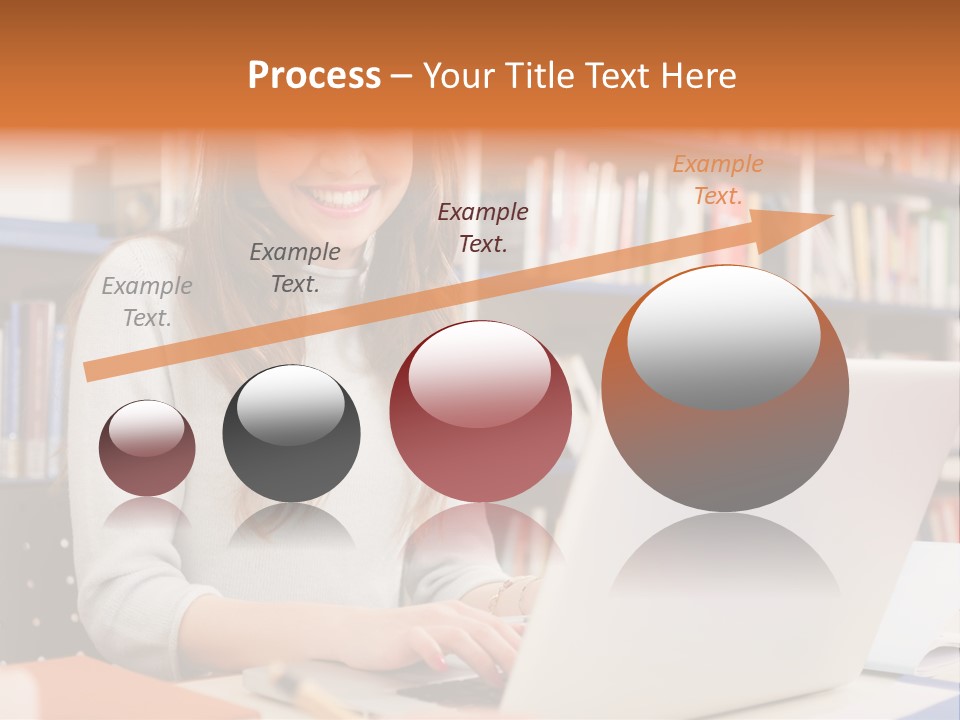 Gorgeous Happy Teenager PowerPoint Template