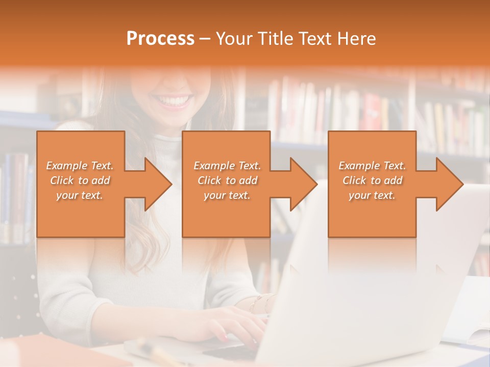 Gorgeous Happy Teenager PowerPoint Template