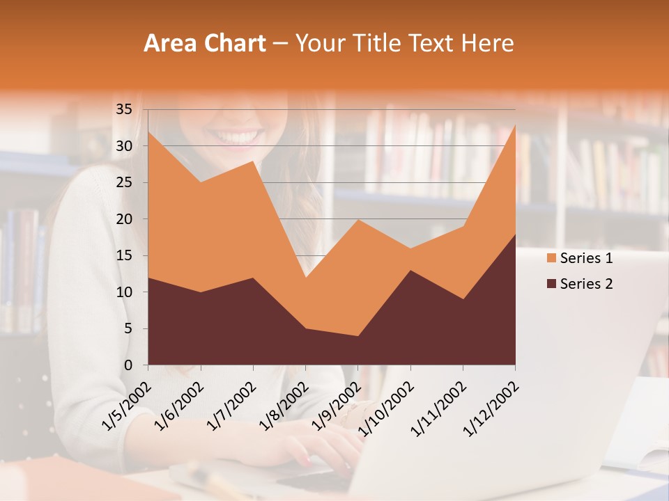 Gorgeous Happy Teenager PowerPoint Template