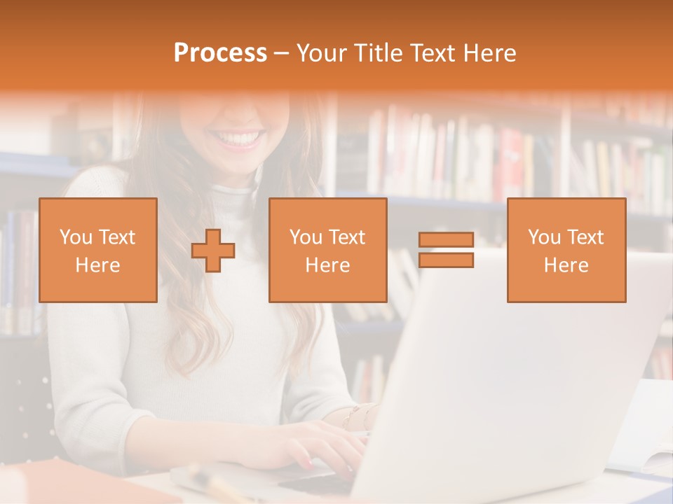 Gorgeous Happy Teenager PowerPoint Template