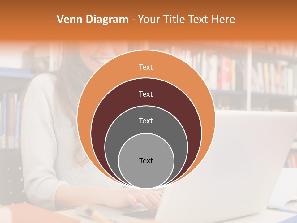 Gorgeous Happy Teenager PowerPoint Template