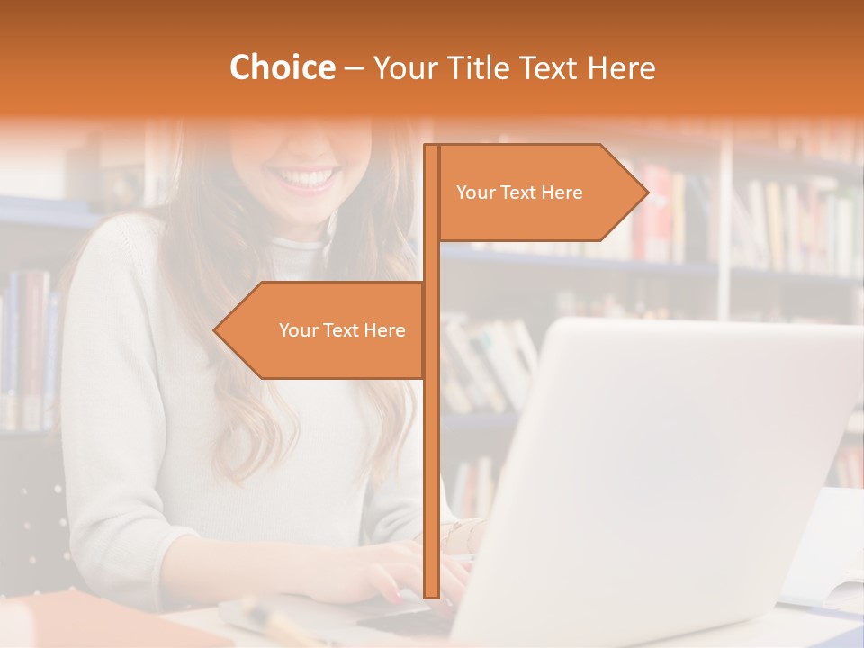 Gorgeous Happy Teenager PowerPoint Template