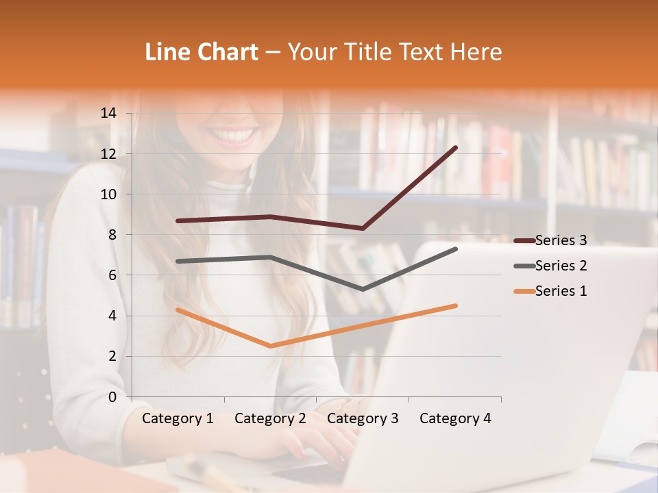 Gorgeous Happy Teenager PowerPoint Template
