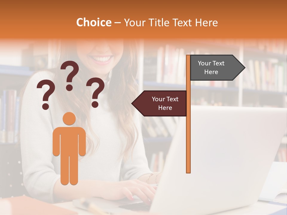 Gorgeous Happy Teenager PowerPoint Template