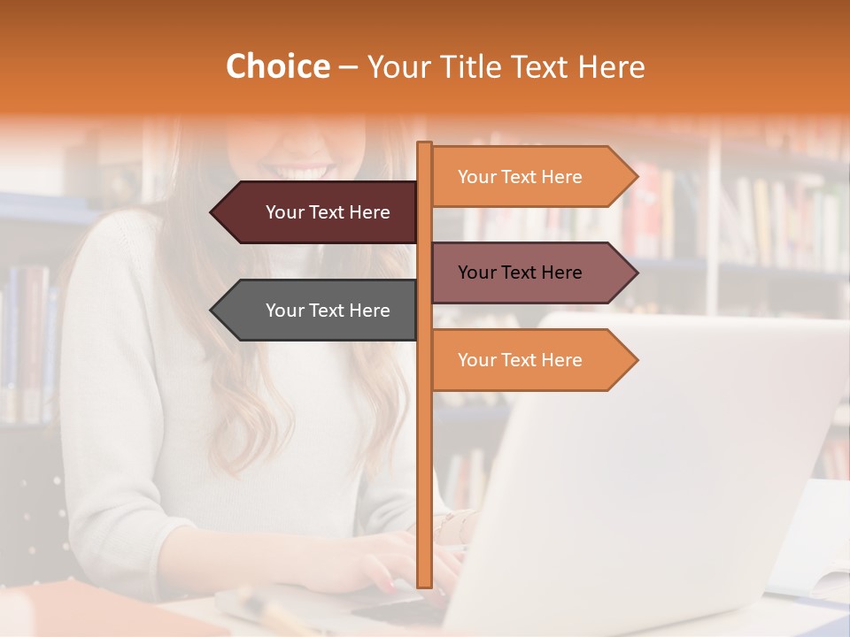 Gorgeous Happy Teenager PowerPoint Template