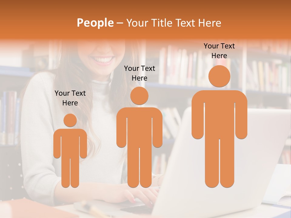 Gorgeous Happy Teenager PowerPoint Template