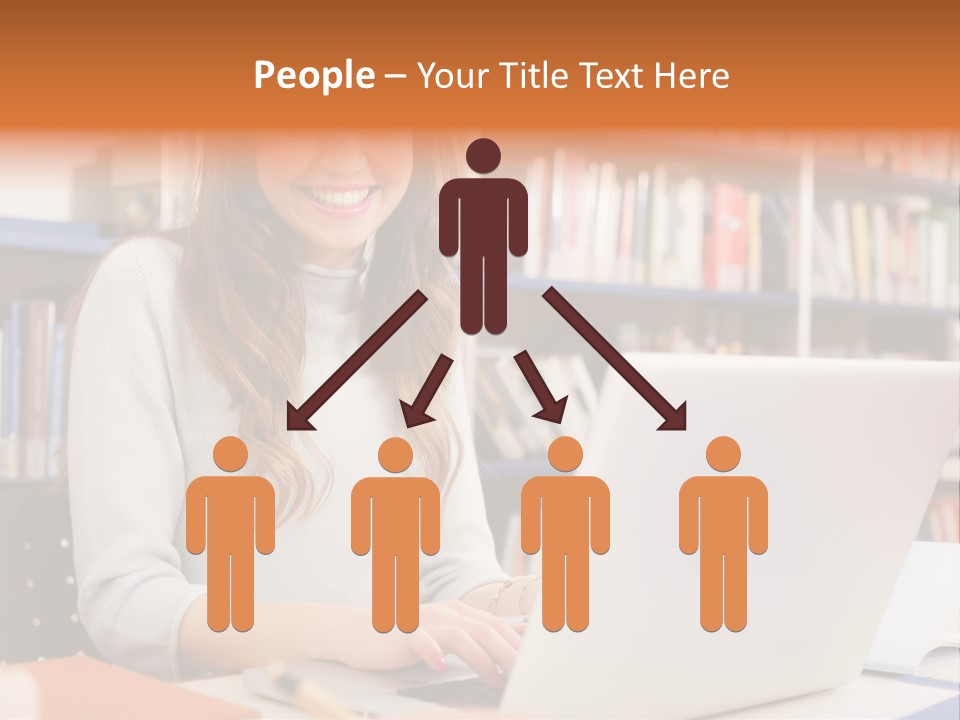 Gorgeous Happy Teenager PowerPoint Template