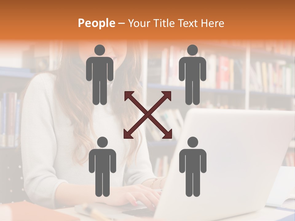 Gorgeous Happy Teenager PowerPoint Template