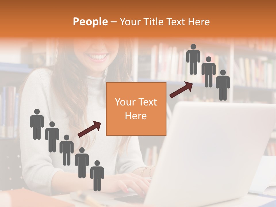 Gorgeous Happy Teenager PowerPoint Template