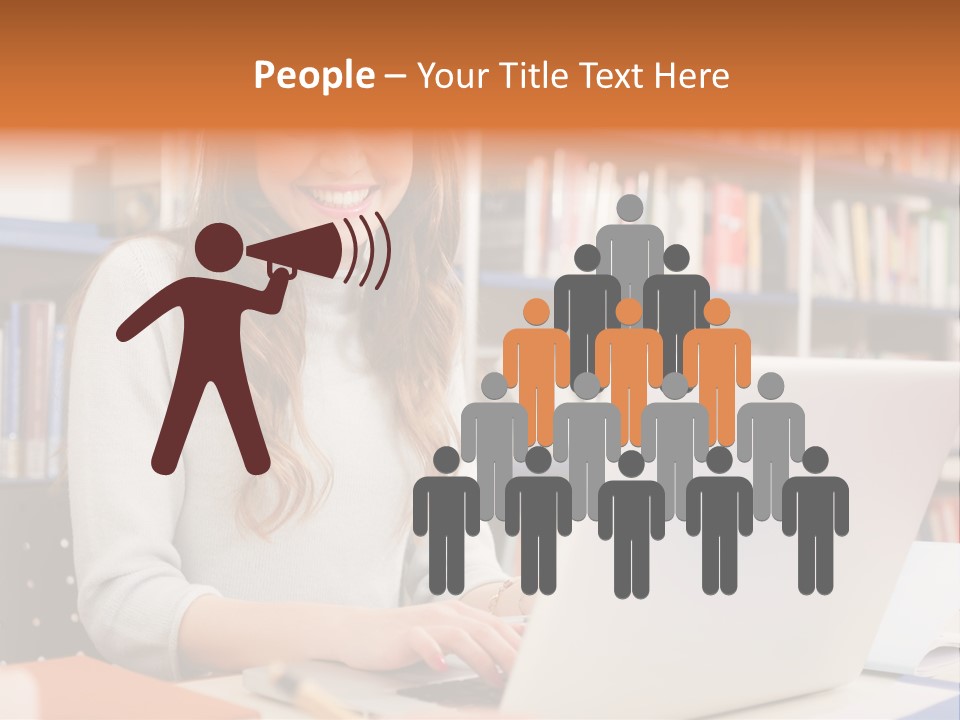 Gorgeous Happy Teenager PowerPoint Template