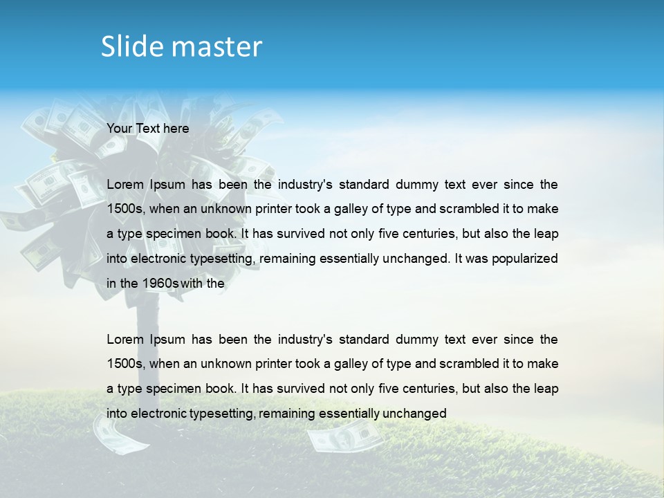 Bill Plant Interest PowerPoint Template