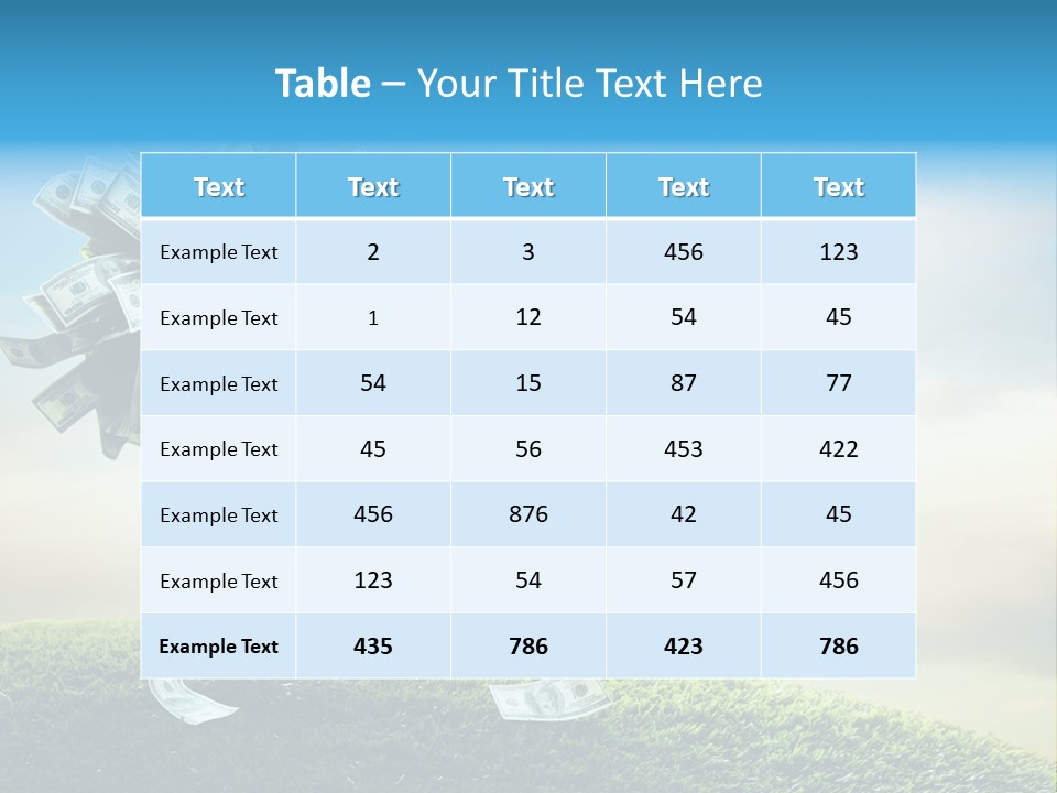 Bill Plant Interest PowerPoint Template