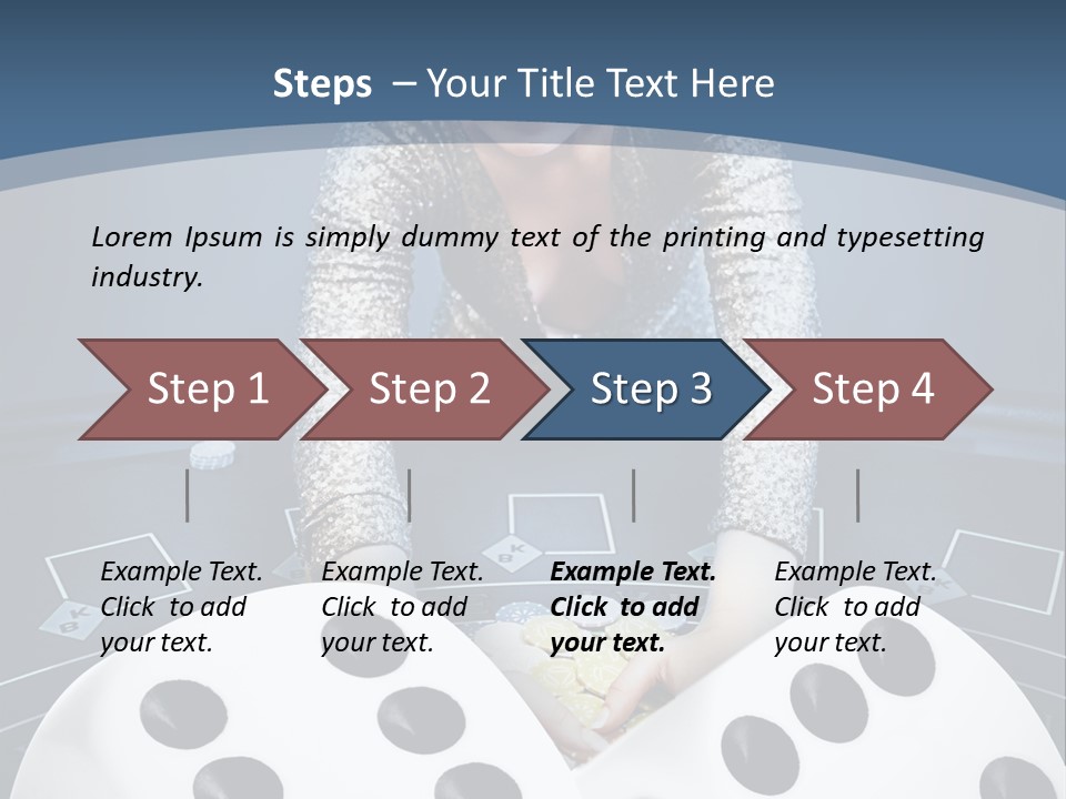 Taking Caucasian Illustration PowerPoint Template