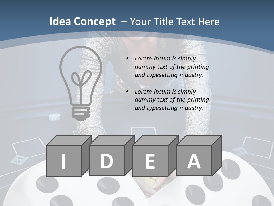 Taking Caucasian Illustration PowerPoint Template