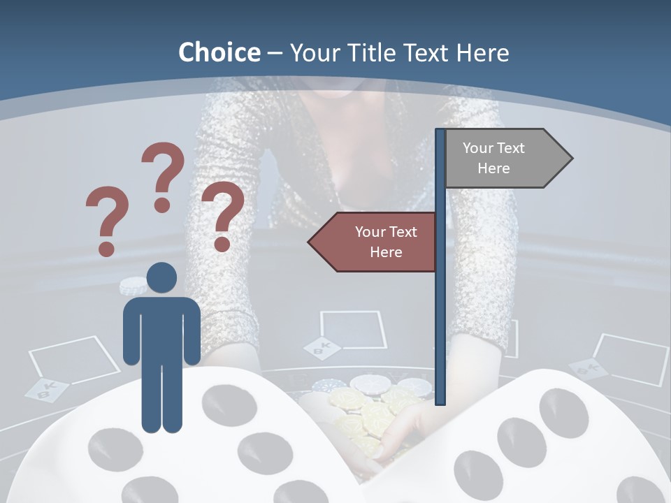 Taking Caucasian Illustration PowerPoint Template