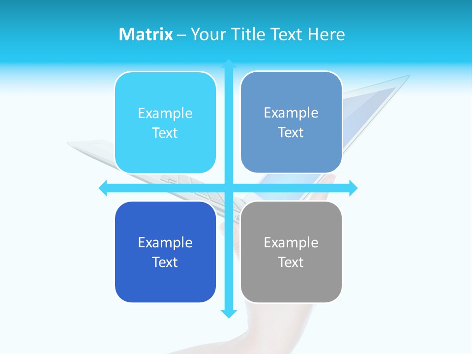 Adult Part Holding PowerPoint Template