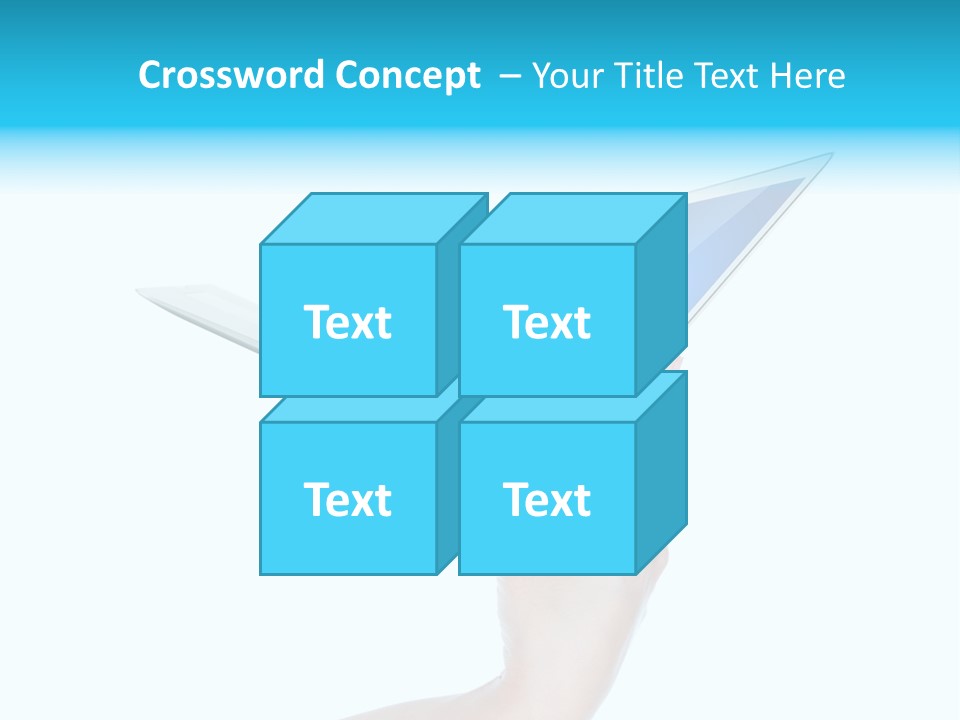 Adult Part Holding PowerPoint Template